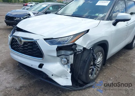 2023 Toyota Highlander Platinum из США, поврежденный, VIN 5TDKDRAH3PS044054